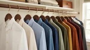 Efficient clothing organisation using smart wardrobe storage solutions